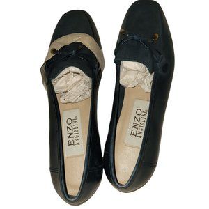 Enzo Angiolini Linear Blue Suede Shoes